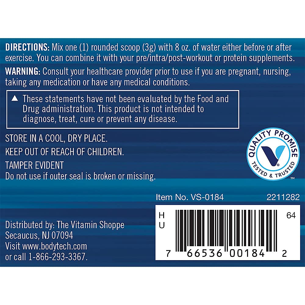 BodyTech Fermented L-Citrulline 3000mg - Supports Exercise Endurance, Nitric Oxide Production & Blood Flow (6.35 oz) — Amazon image 3