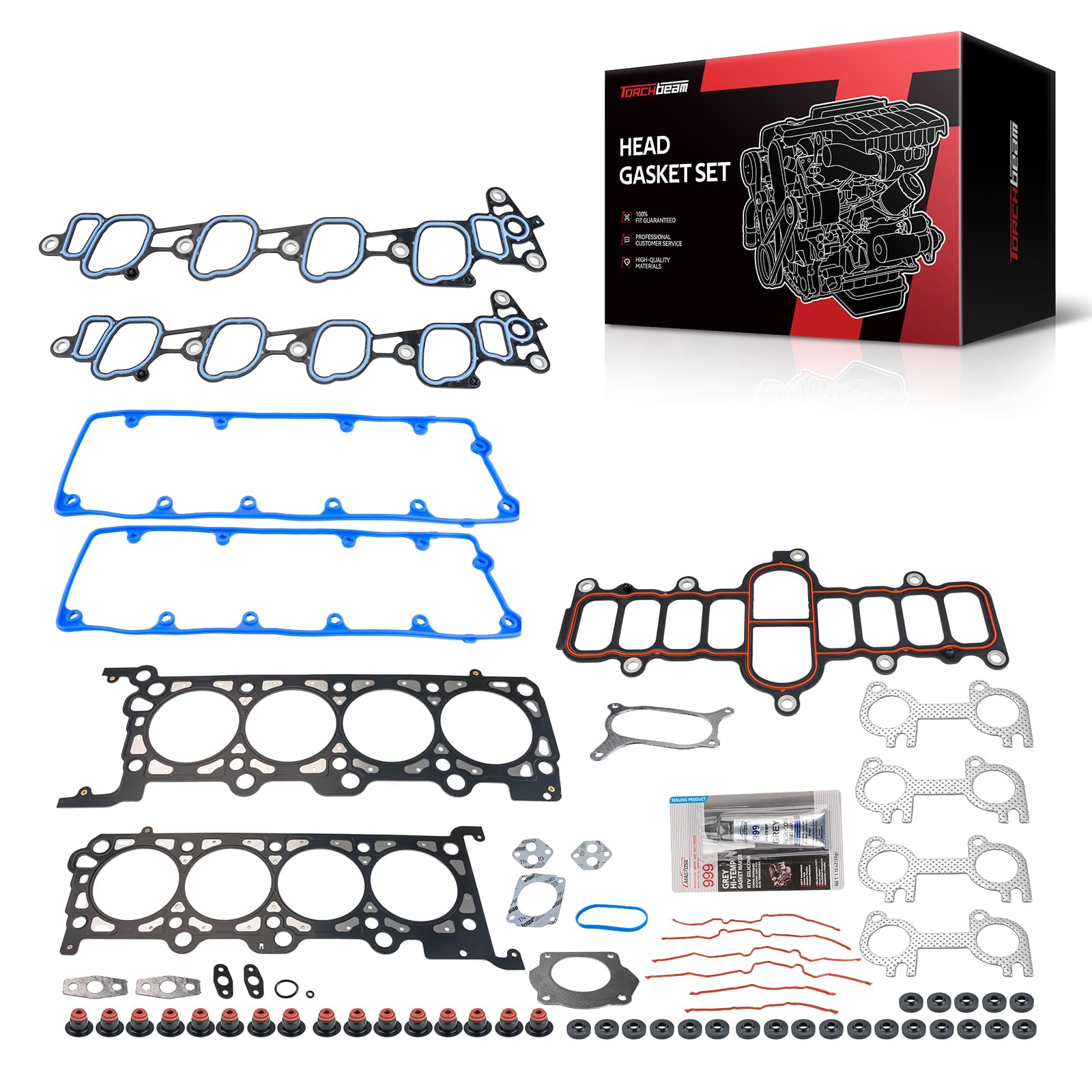 Torchbeam HS9792PT-9 Head Gasket Set for Ford F-150 E-150 2004-2008 4.6L