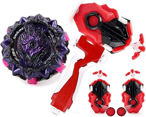 Miniatura 13 de Bay Burst Blades for 8-12 B-184 - Juego de lanzador para juegos B-180 Dynamite Belial.Nx.Vn-2 Bey Battling Tops Burst Left Right Launcher Grip Play