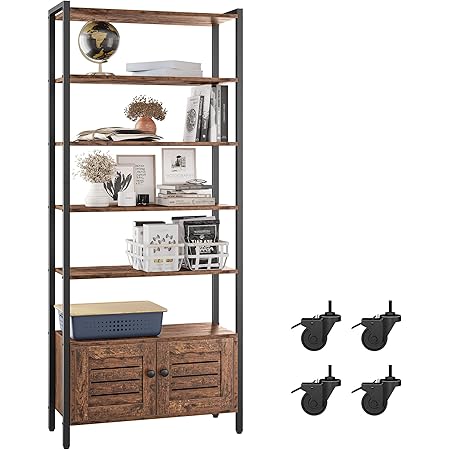 40/o - Finance IRONCK Industrial Bookshelf Double Wide 6-Tier, Open