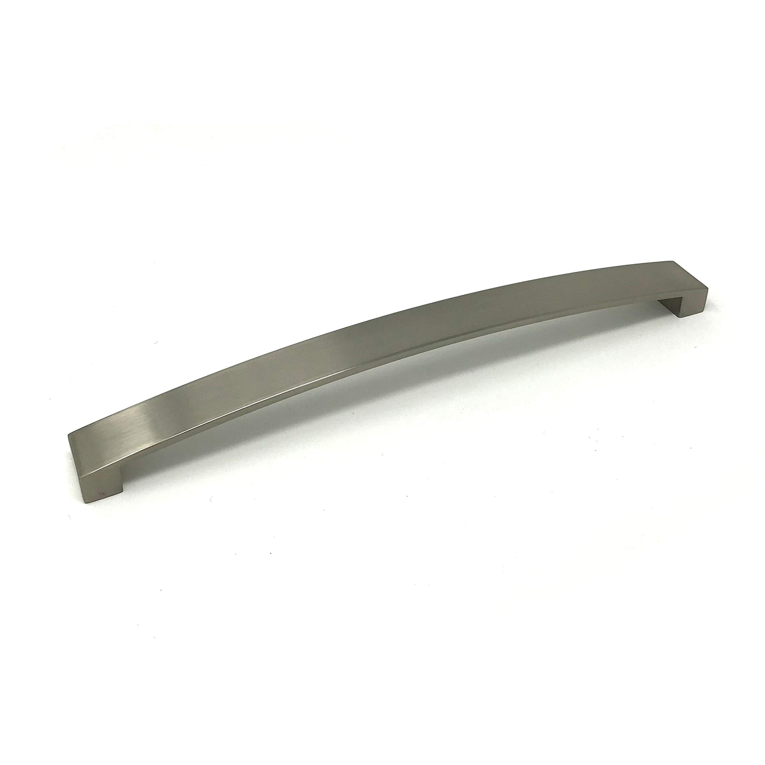 Rackhams Brushed Nickel Curved Bow Handles - 224Mm Handle