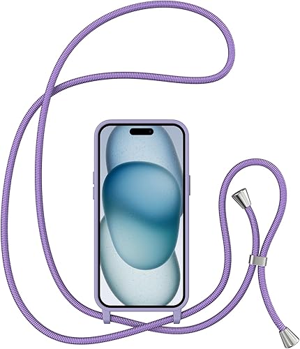 Miniatura 226 de ZTOFERA Funda para iPhone 13 Pro con correa, funda cruzada para teléfono con cordón ajustable para el cuello para el hombro, silicona suave a prueba