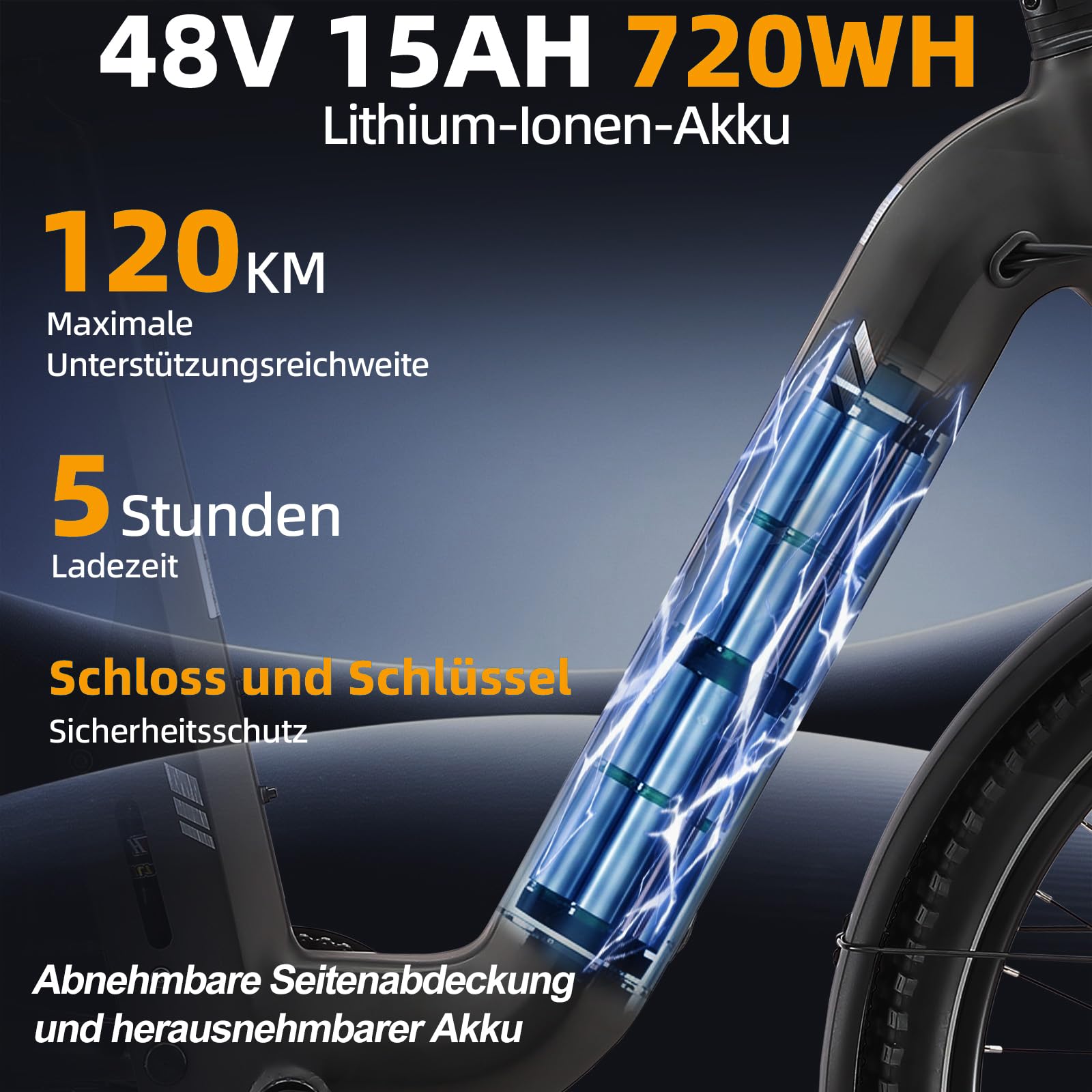 ttgo E-SUVO E-Bike für Erwachsene, 27.5 Zoll Elektrofahrrad Herren mit 250W Motor, 48V 15AH Akku, bis zu 120 km, E Fahrrad mit 7 Gängen, Pedelec City Ebike