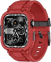 Vista 29 de amBand Bands - Funda protectora de pantalla compatible con Apple Watch Ultra 3/2/1 de 1.732 pulgadas, correa resistente M1 Sport Series y película