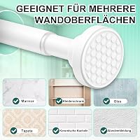 ZipGlo Teleszkópos Zuhanyfüggöny Rúd 70-130 cm - Fúrás Nélküli Fehér Függönytartó Rozsdamentes Acélból Ablakhoz, Szekrényhez, Konyhába

AI:  4