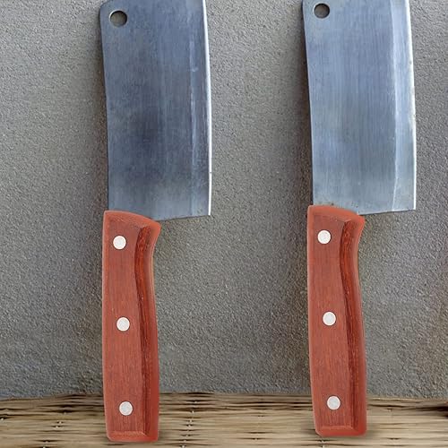 Miniatura 5 de UPKOCH 1 juego de cuchillo de cocina mango de repuesto de madera mango cortador de chef ergonómico mango de cocina mango de cuchillo de madera con