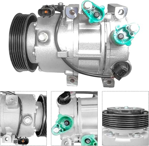 Miniatura 8 de Compresor de aire acondicionado 29159C con embrague para Hyundai Sonata 2012-2014, para Kia Optima 2012-2018 2.0L 2.4L 977013V110RU 977013V110