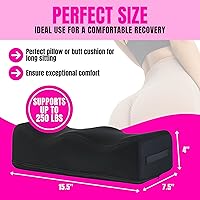 Vista 5 de BBL - Almohada para después de la cirugía, cojín suave para glúteos con tablero de espuma Lipo, almohada para glúteos con tabla de abdominales