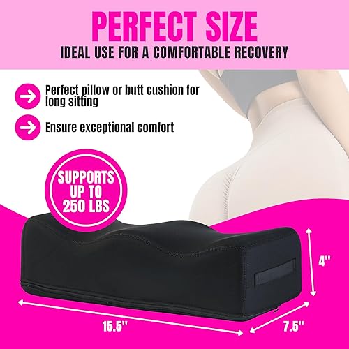 Miniatura 5 de BBL - Almohada para después de la cirugía, cojín suave para glúteos con tablero de espuma Lipo, almohada para glúteos con tabla de abdominales