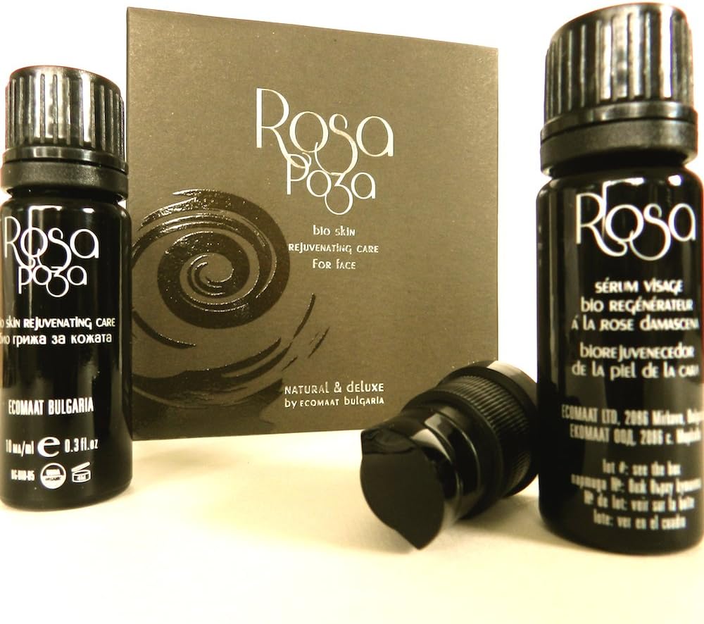 Rosa Rejuvenating Bio Skin facial skincare Natural & deluxe 2 x 10ml by Ecomaat