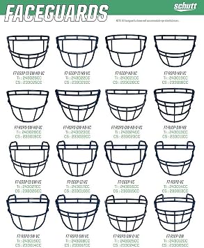 Schutt F7 ROPO-NB-VC Facemask