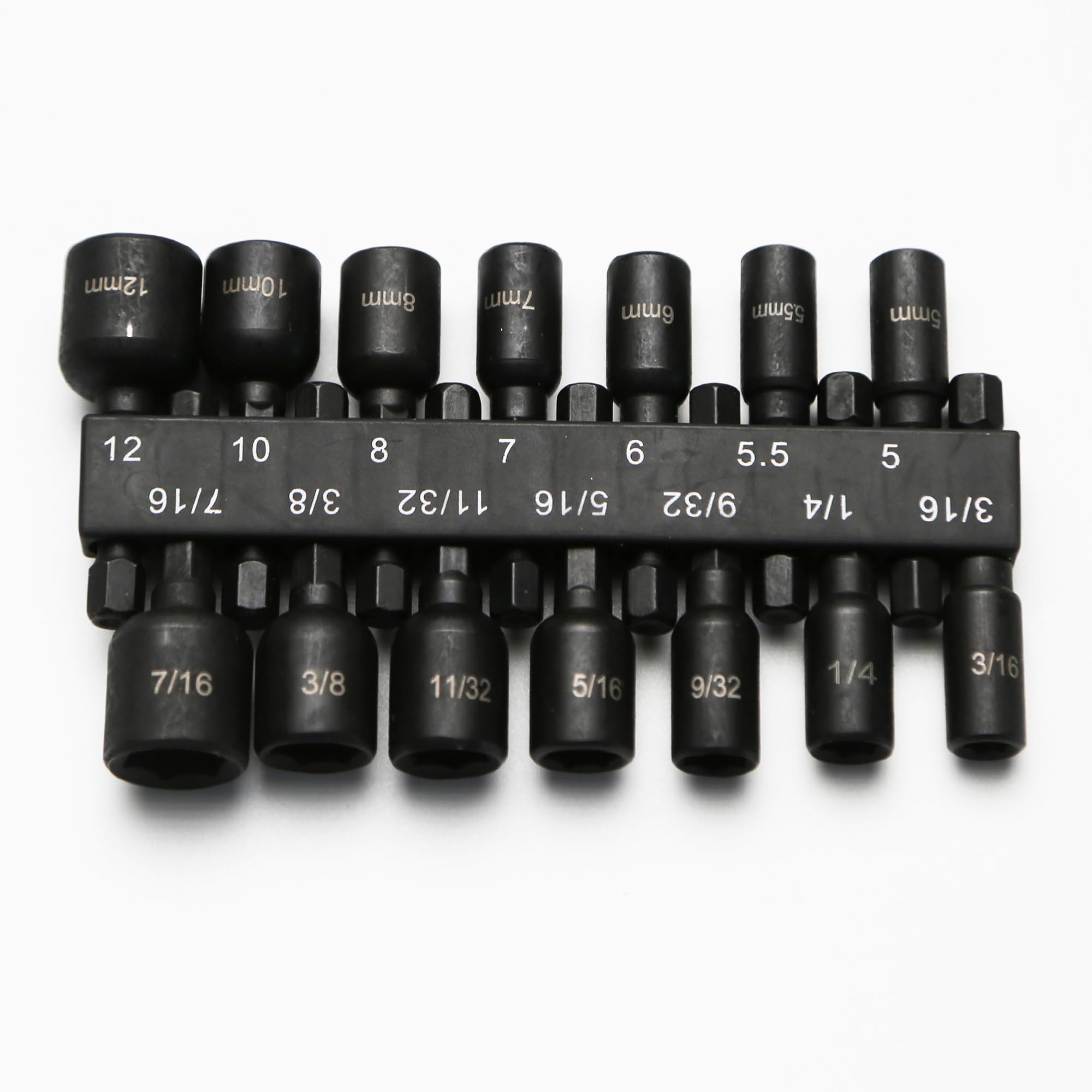 TMAX 14p Imperial &amp; Metric Magnetic Nutsetter Nut Driver 1/4" Shank, Cr-V
