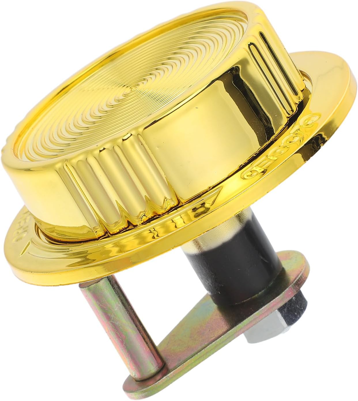 Homoyoyo Ergonomic Cabinet Security Lock Handle with Circular Turn Knob for Safe Box and Locker, Universal Compatibility Metal and Plastic Construction, for Business Security Upgrades