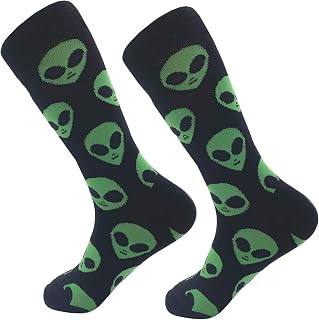 Mens Fun Crew Socks Novelty Colorful Cotton Casual Dress Socks