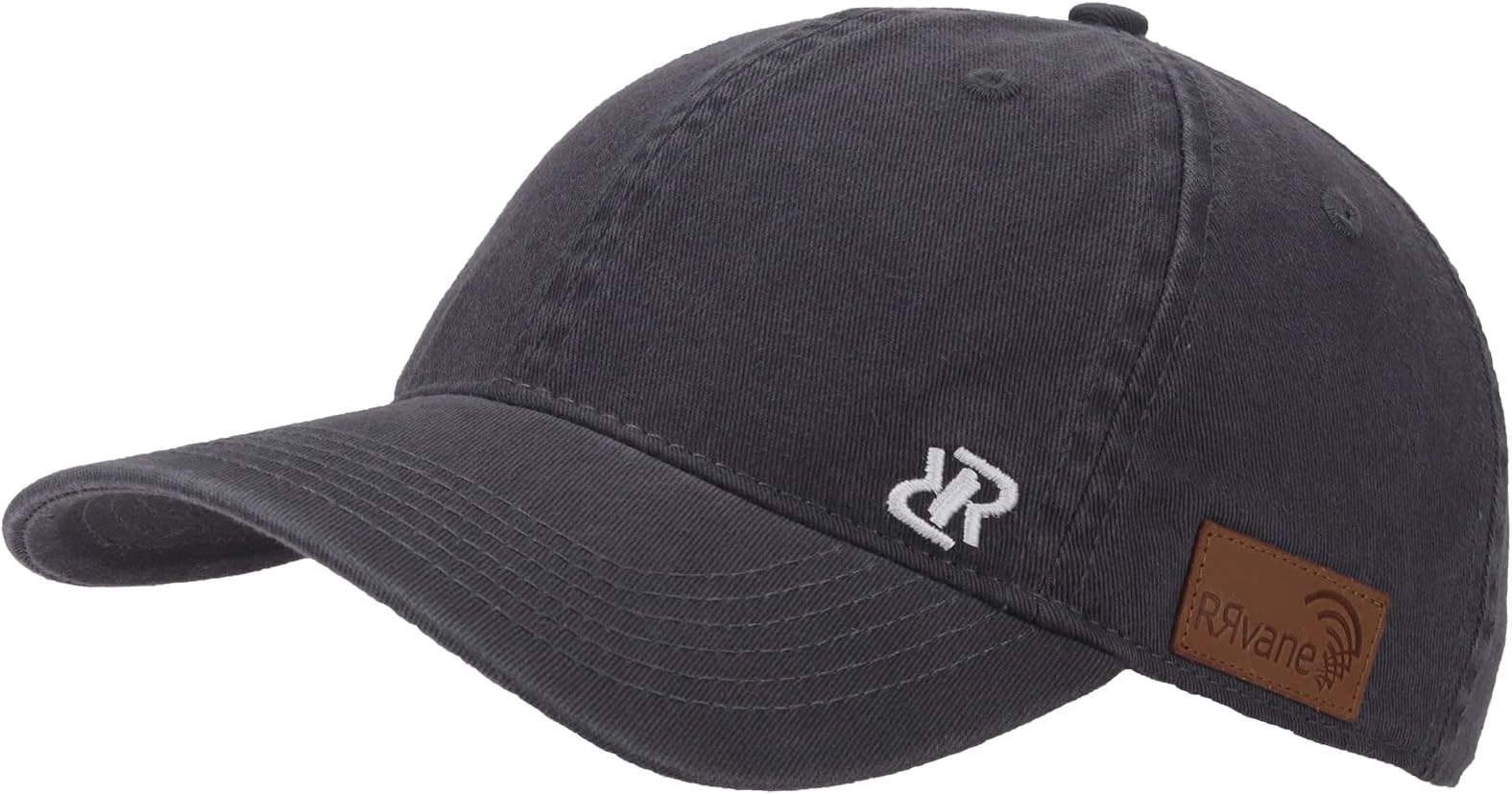 RRvane Vintage Washed Twill Cotton Dad Hat - Soft Unstructured Adjustable Baseball Cap