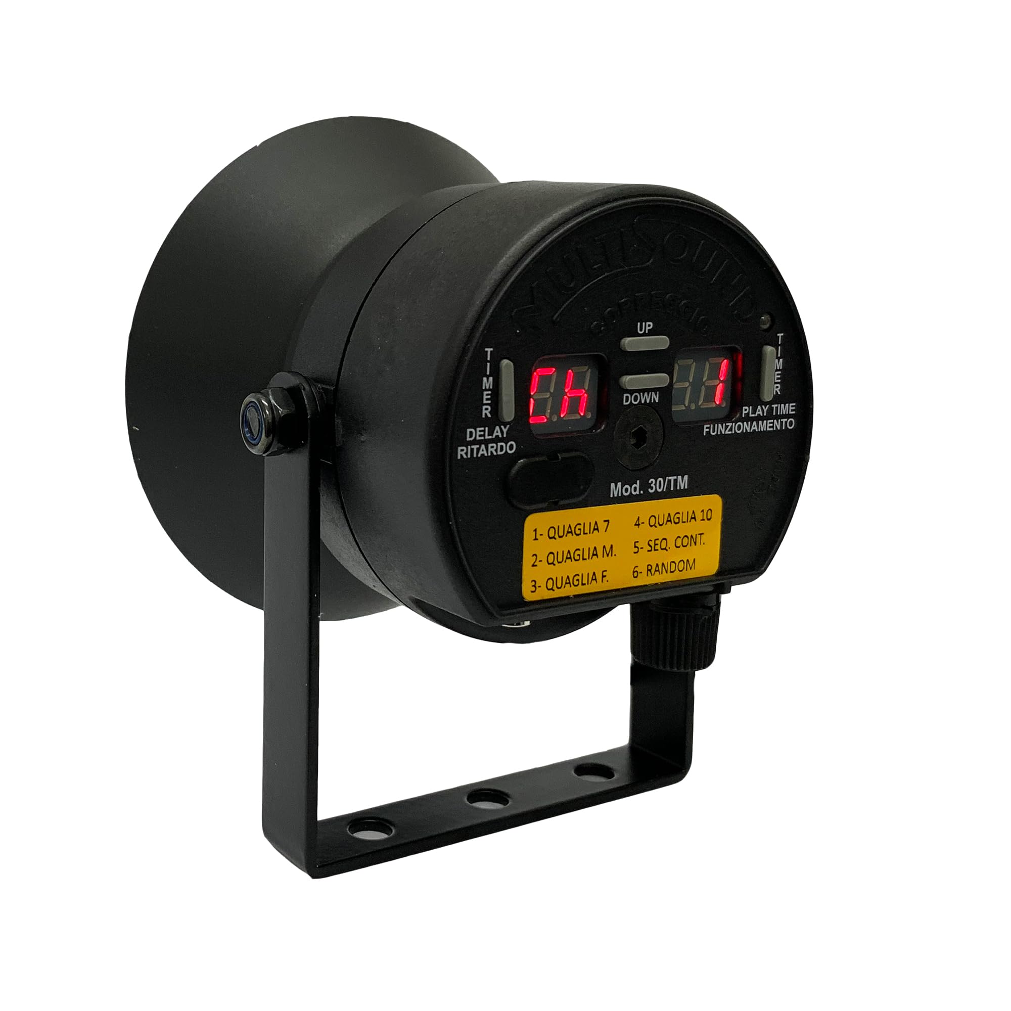 MultiSound 30-TM Aparato electrónico con temporizador y altavoz 30W para codorniz