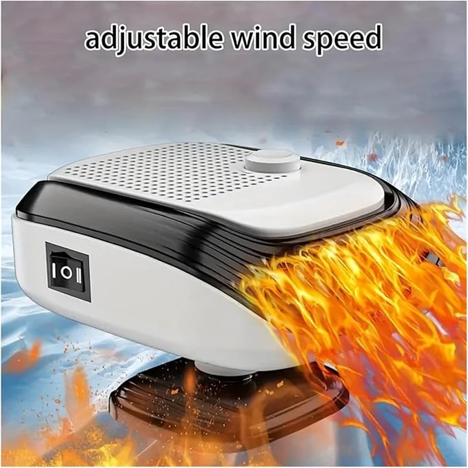 Calefactor Eléctrico Portátil 12V Cerámico PTC para Vehículos miniatura 7