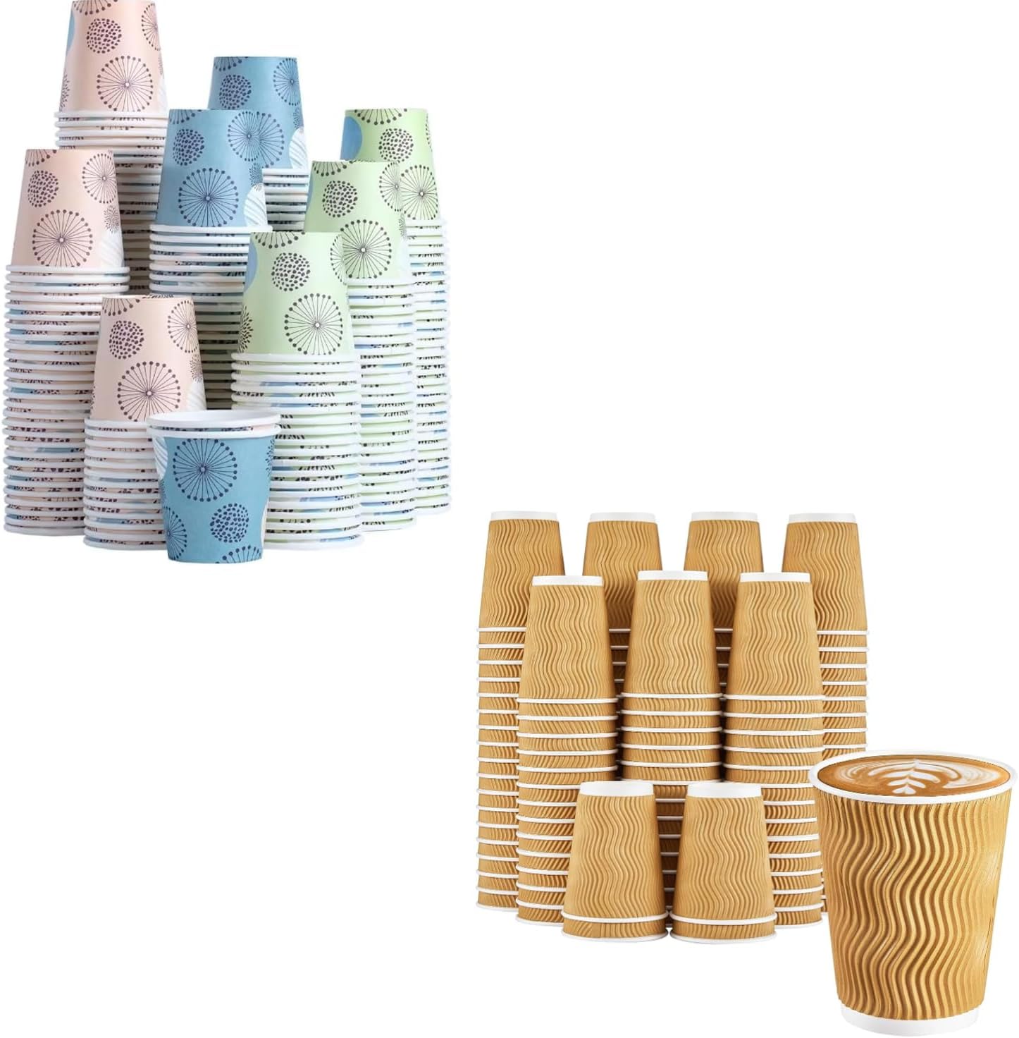 [300 Pack] Small Mouthwash Cups 3 OZ, [120 Pack] Disposable