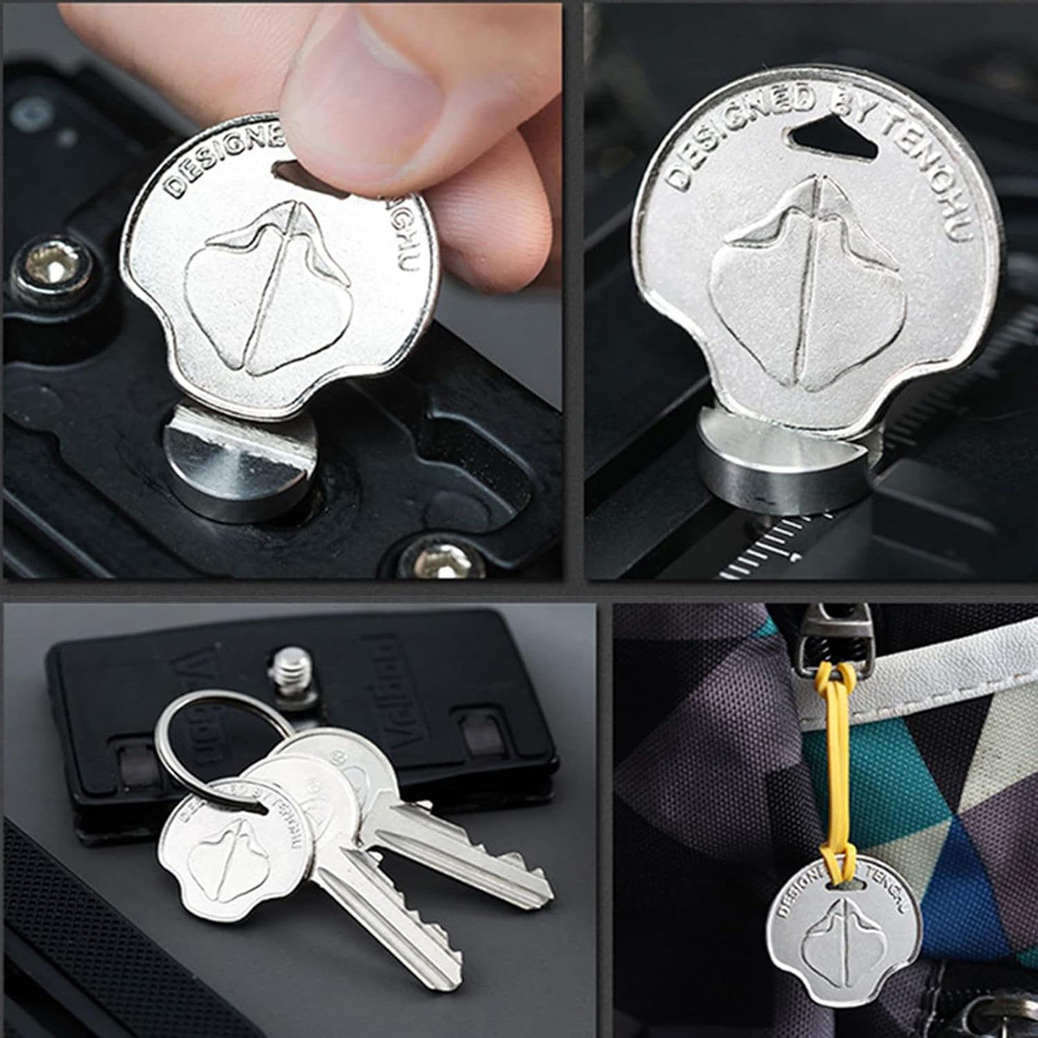 Professional Coin Wrench Combo Tool For Camera Quick Release Plate Camera Mounting Plate Slotted Screwdriver Pocket Tool Camera Wrench