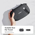 UGREEN Travel Case Universal Electronic Accessories Bag Cable Organizer Portable Carrying Pouch for Mini Speaker, USB Cable, Memory Cards, Power Bank, Hard Drive, Charger, Cosmetics, and More