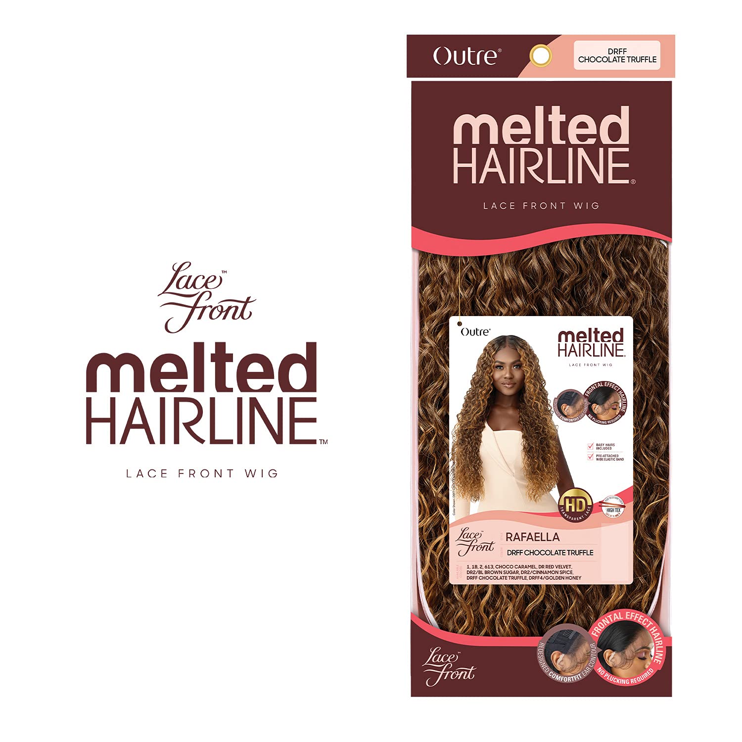 Outre Melted Hairline HD Lace Front Synthetic Wig - Rafaella