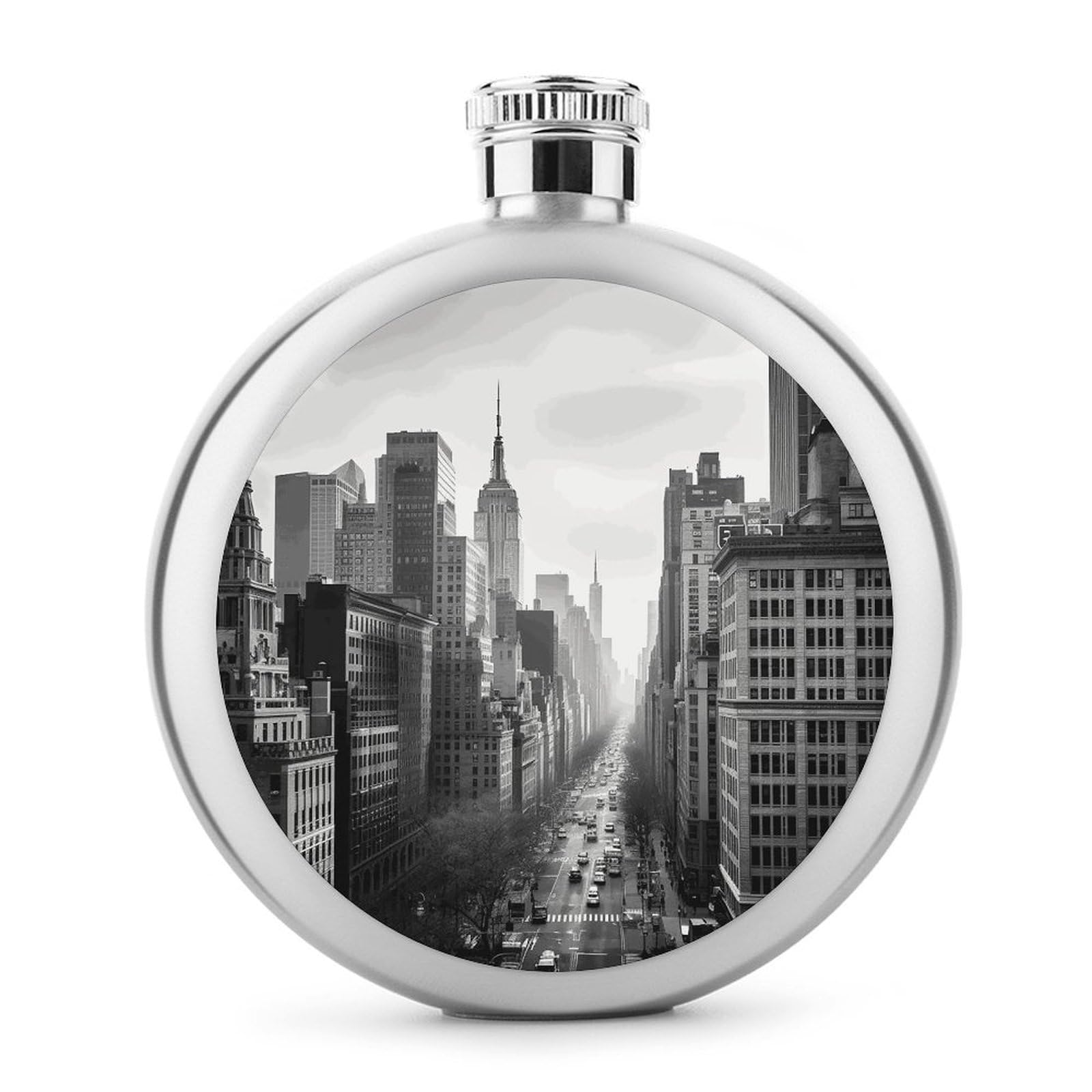 Flasque New York de 140 ml pour éviter les fuites de liqueur en voyage
