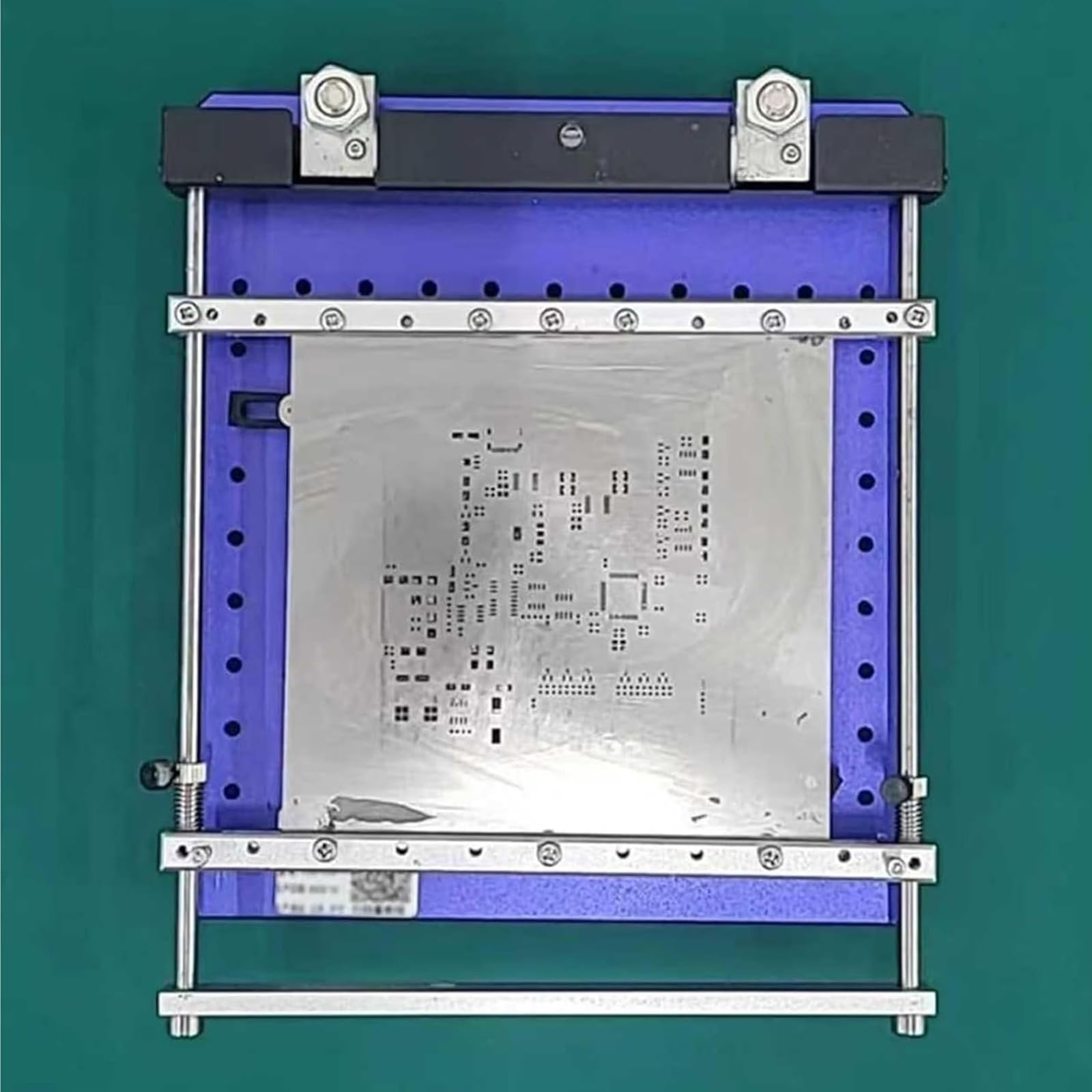 Máquina de impresión de pasta de soldadura, mesa de impresión SMT de escritorio para prototipos de PCB de precisión, tamaño máximo de impresión 170 x 170 mm, mesa de trabajo ajustable en altura 260 x