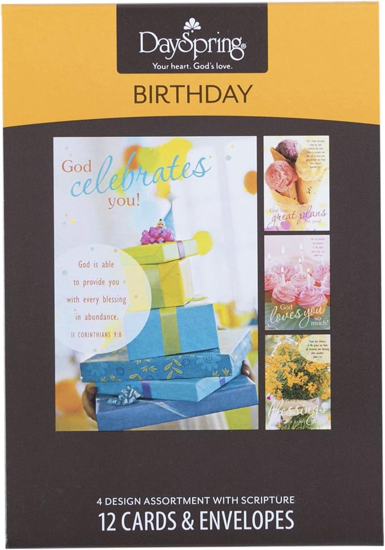Birthday - Inspirational Boxed Cards - Presents