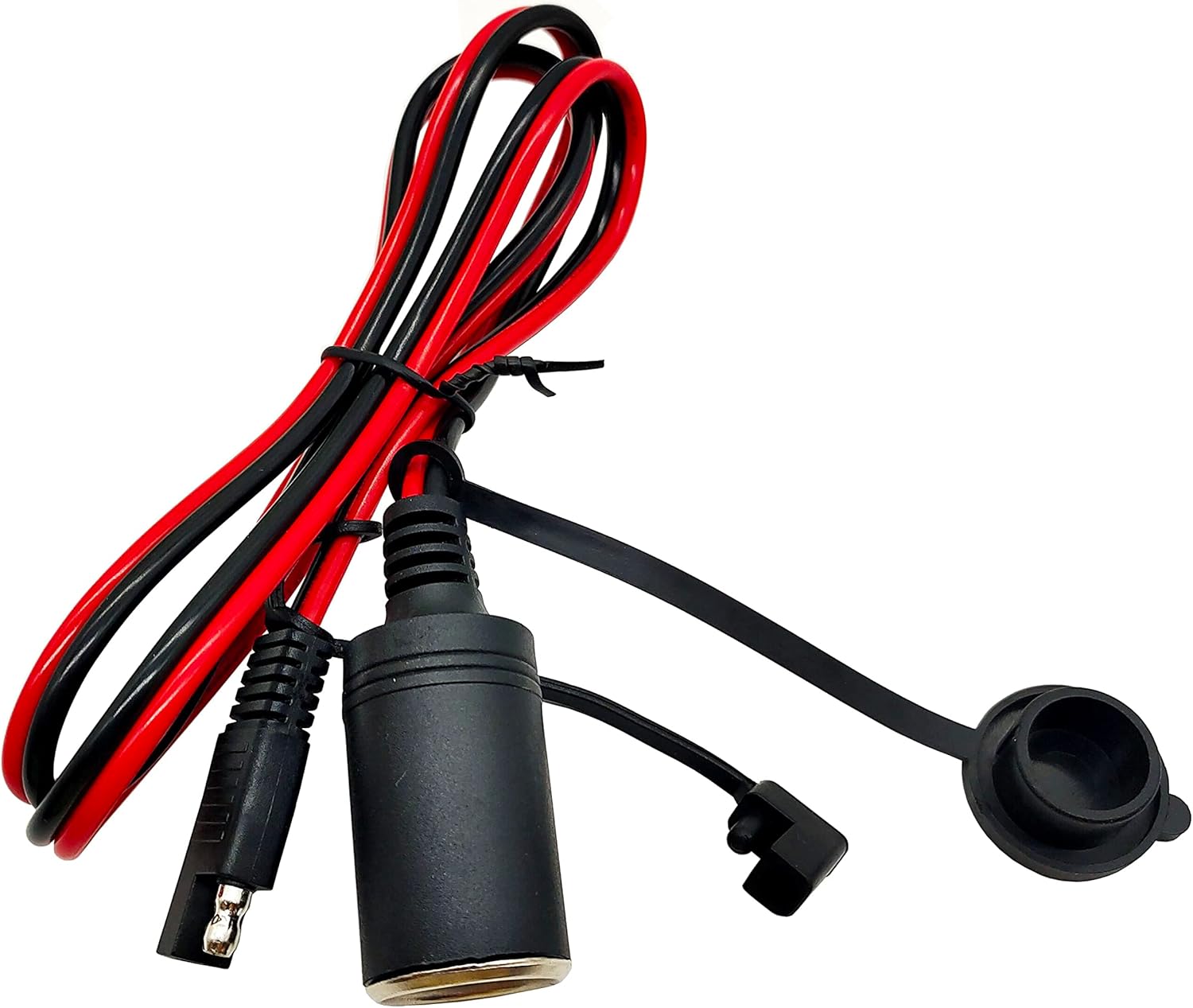 Halokny 14AWG SAE to Cigarette Lighter Female Socket