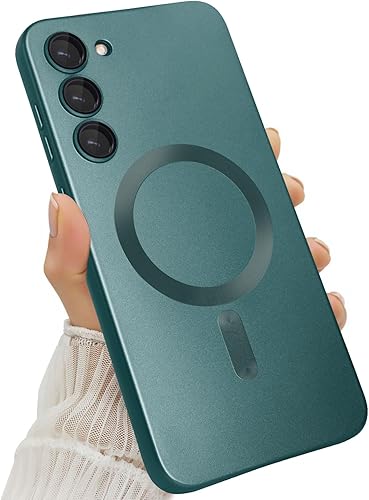 Miniatura 45 de Funda Magnética para Samsung Galaxy S25 Plus para Mujeres Hombres Niñas [Compatible con MagSafe] [Protector de Lente de Cámara] Mate Bonita Delgada