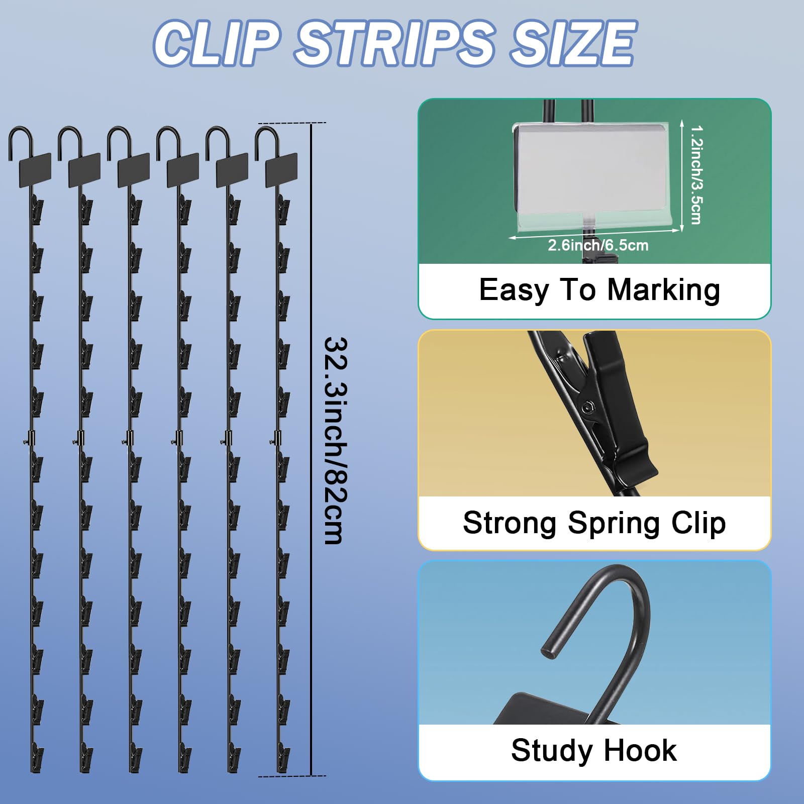 Strisce Per Stazioni Da 10 Pezzi Strisce Per Esposizione Sospese - Foto 8