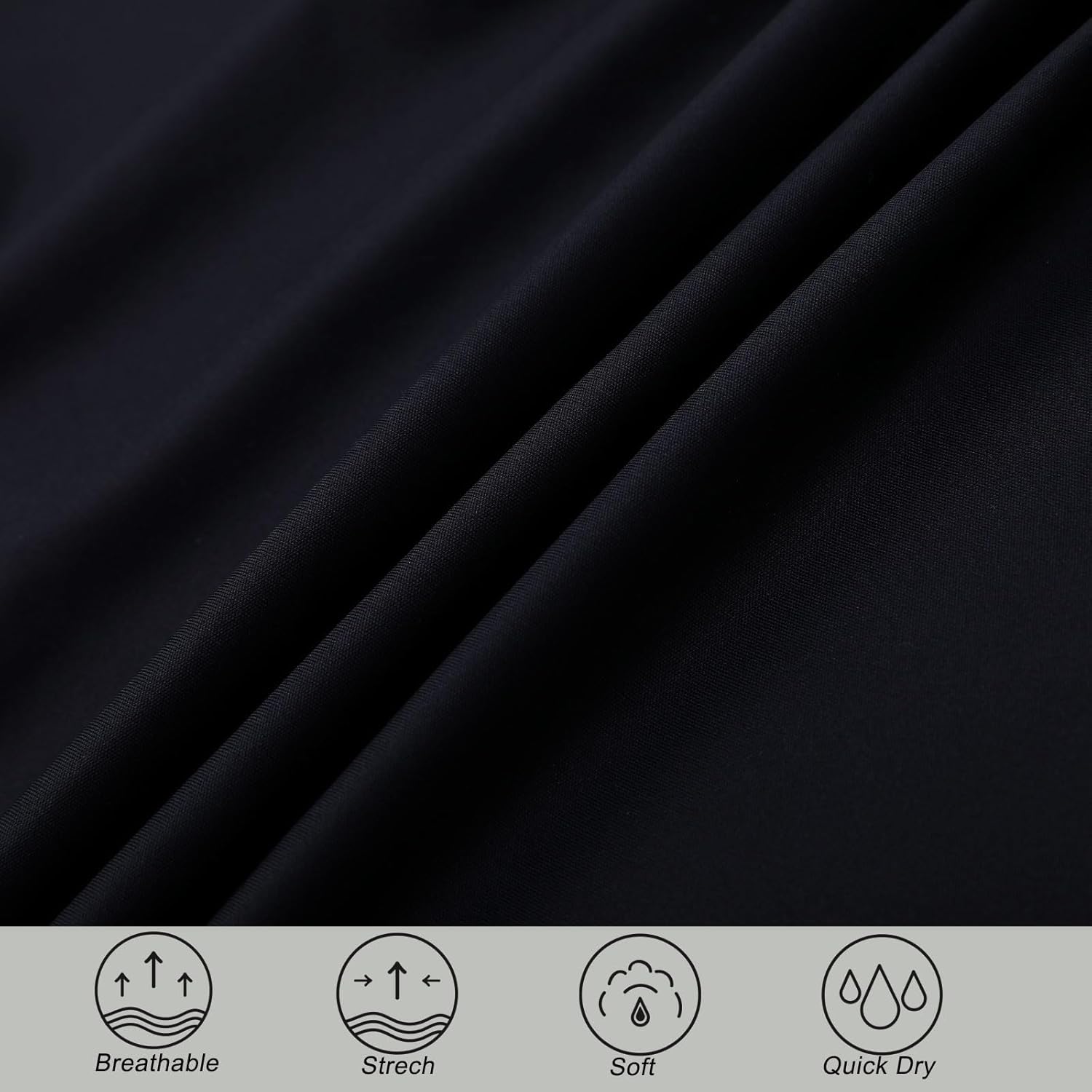 NOOYME 20" Skorts for Women Athletic Modest with Pockets Knee Length Tennis Golf Skirts - Image 4