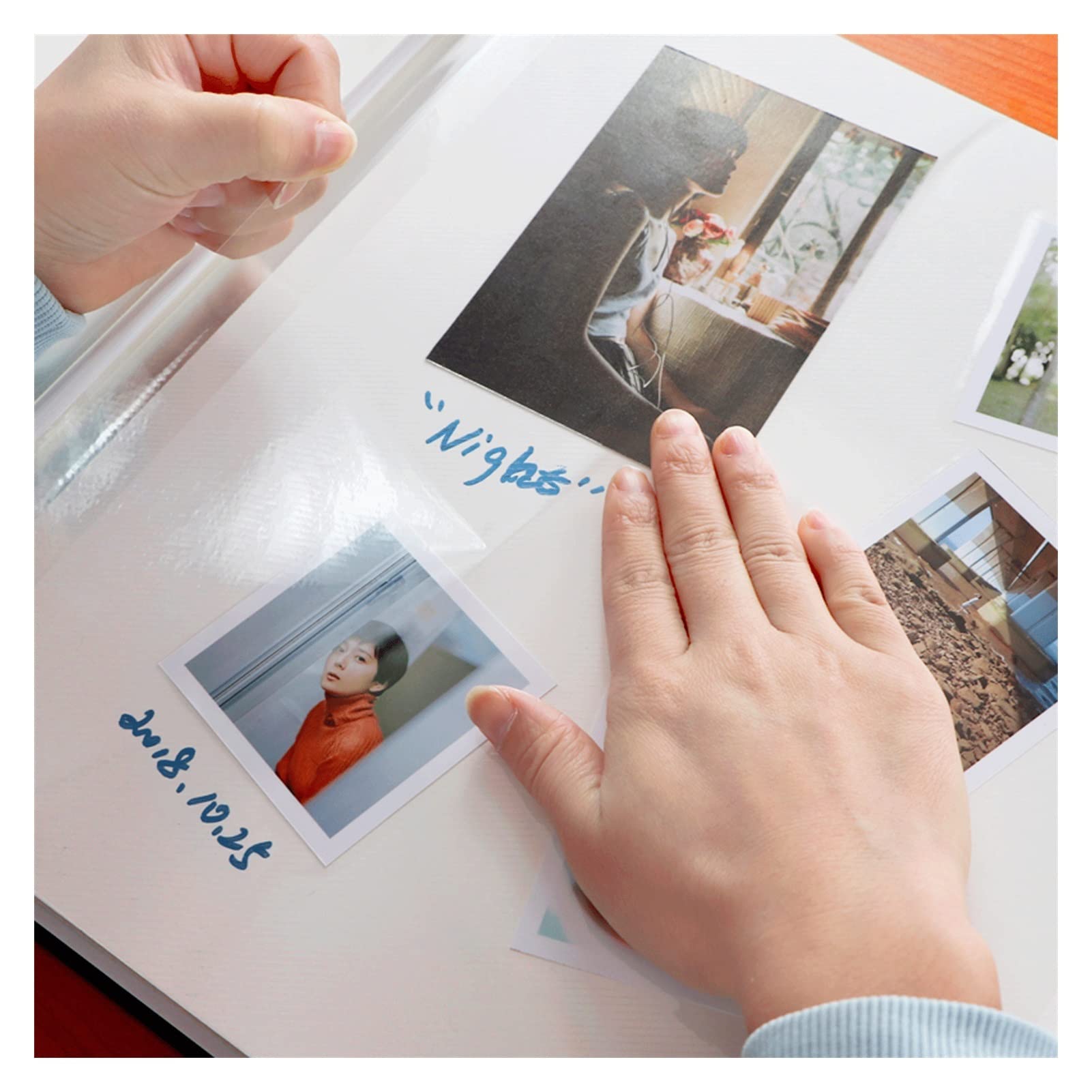 Album fotograficzny "zrób to sam". Retro-Stil-Käppchen-Film duża pojemność Ręcznie wykonany album fotograficzny Kunstalbum-Fulfillations-album na pamiątki-album fotograficzny (kolor: 02, rozmiar: 20 arkuszy / czarny stron wewnętrznych)