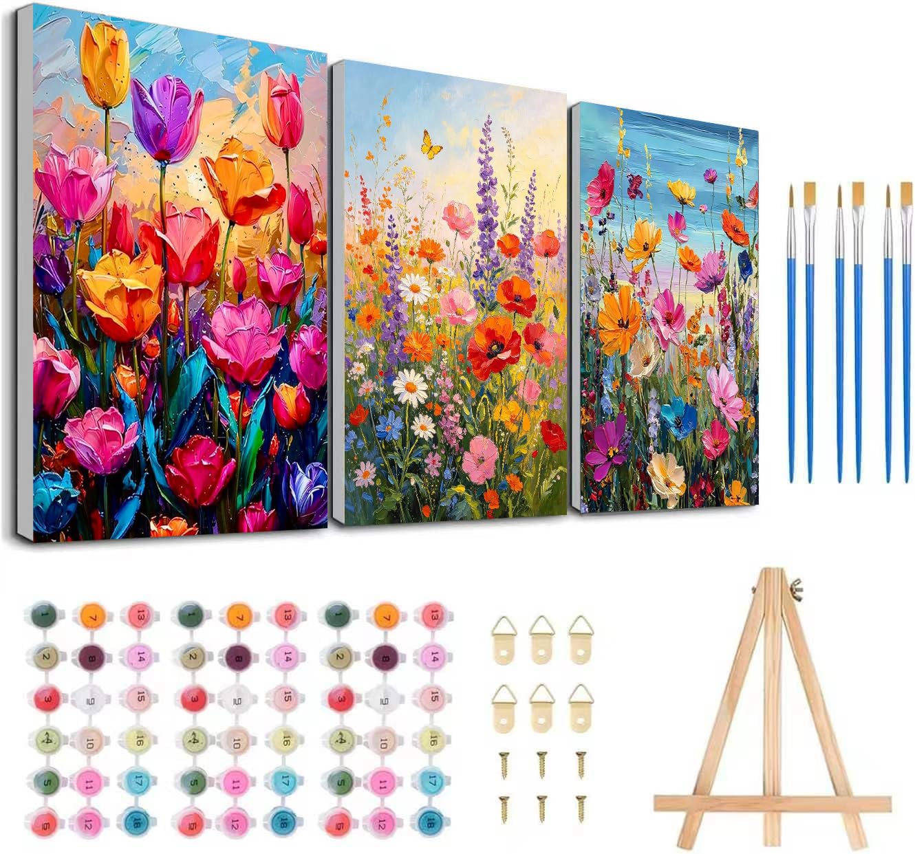 Christmas Paint by Numbers Kit - Beginner Friendly -23