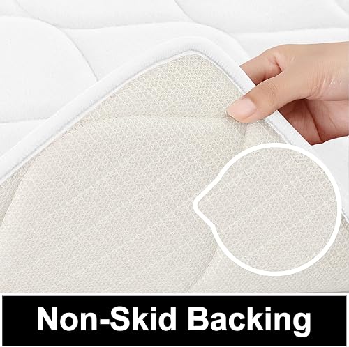 Miniatura 3 de Colorxy - Alfombra de baño de espuma viscoelástica, ultrasuave y antideslizante, absorbe el agua, lavable a máquina, tapete para suelos de cocina y