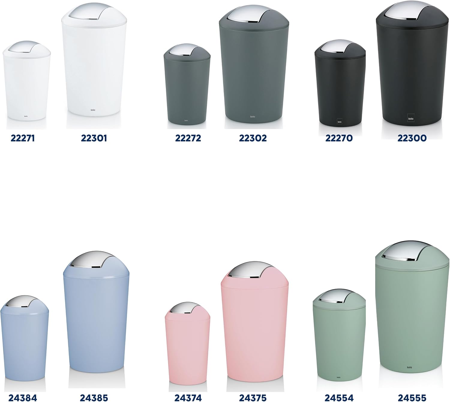 KELA 24555-CN Swing Dust Bin, 6P