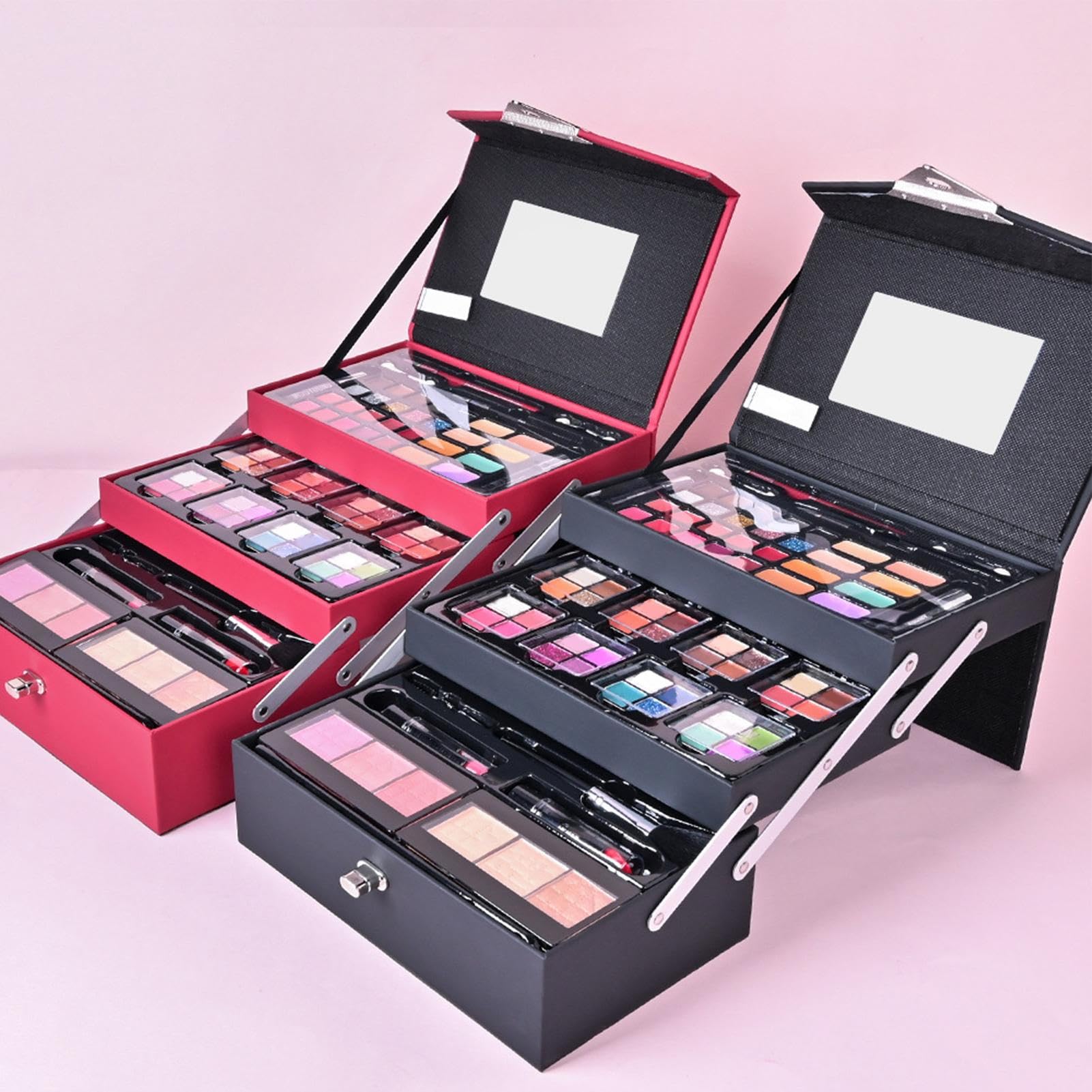 Ensembles de maquillage pour femmes Ensemble complet,Ensembles de maquillage pour femmes - Ensembles universels - Kit de cosmétiques de démarrage complet pour débutants et professionnels, comprend des