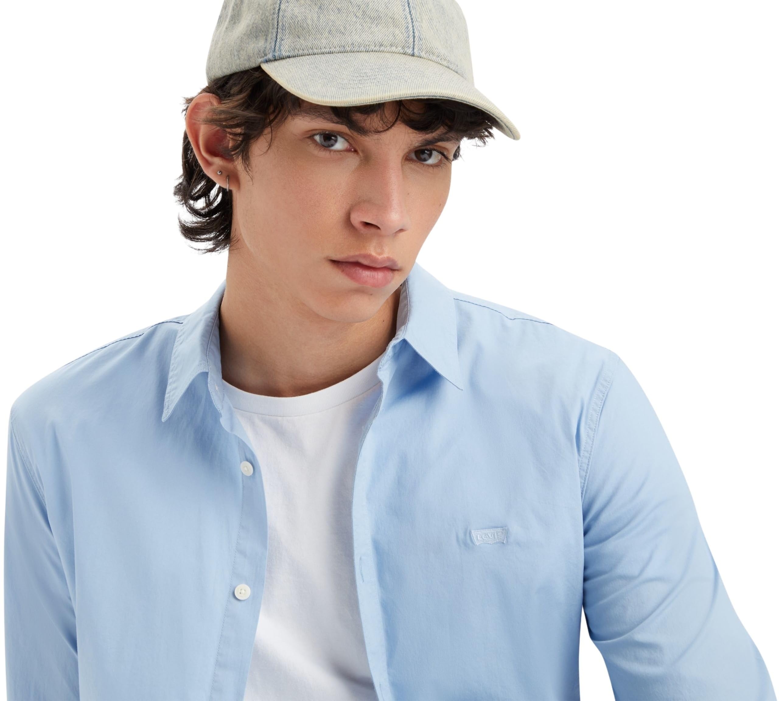 Levi's Long-Sleeve Battery Housemark Slim Shirt Uomo