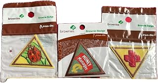 Girl Club Brownie Badge Patch Lot of 3 Gp10