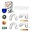 The ConfiDental Mouth Guard for Teeth Grinding & Clenching Pack of 6 Moldable Night Guards for Bruxism, Custom-Fit Protection for Comfortable Day & Night Use