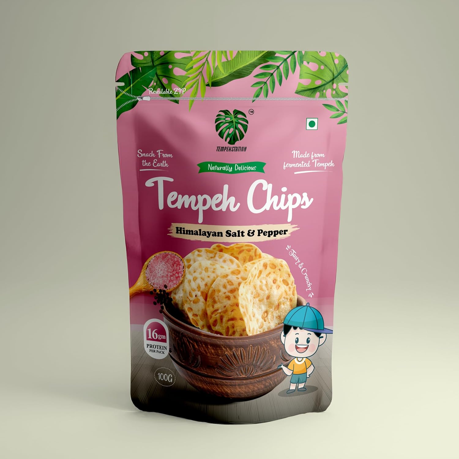 Amazon.com : TEMPEHSTATION Tempeh Chips|Protein Chips (Himalayan Salt ...