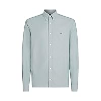 Tommy Hilfiger Camicia da Uomo Heritage Oxford RF Tinta Unita Mw0Mw35774 L/S