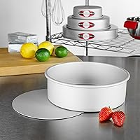 Vista 80 de Molde para tarta redondo de aluminio anodizado Fat Daddio con base extraíble