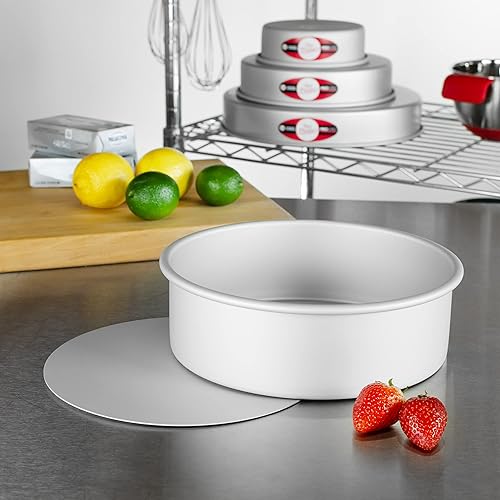 Miniatura 80 de Molde para tarta redondo de aluminio anodizado Fat Daddio con base extraíble