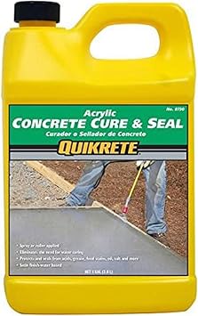 Quikrete Acrylic Concrete Cure & Seal, 1 Gallon, Satin Finish