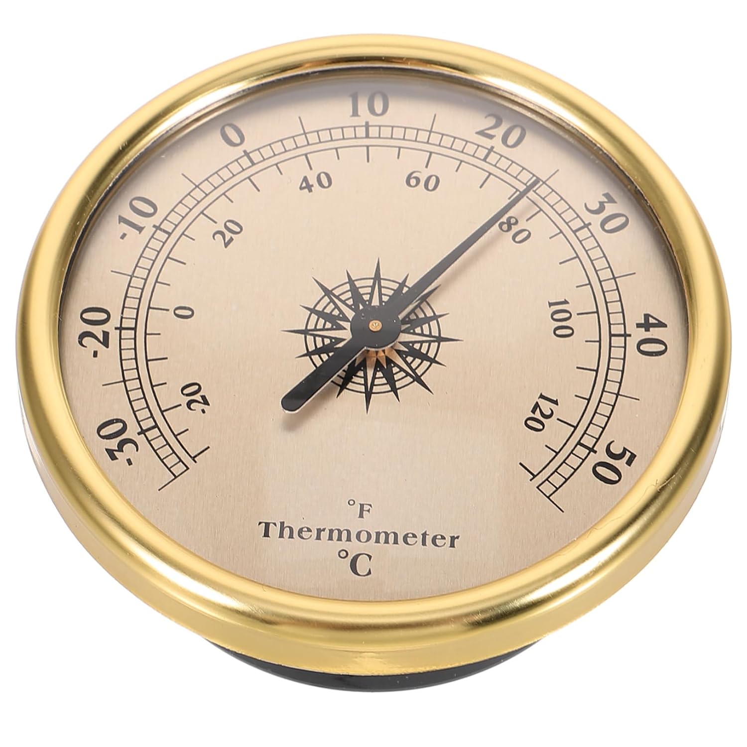 Room Thermometer with Large Analog Dial, Indoor Wall Hanging