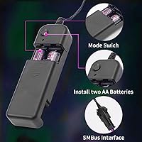 Vista 6 de Panel LED flexible, hoja de panel electroluminiscente EL, cinta cortable y suave para máscara, cosplay, decoración de fiesta, bricolaje - parpadeo