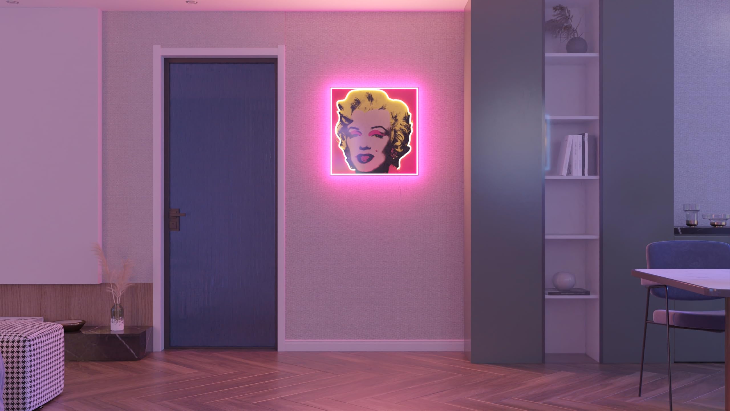 YELLOWPOP Neon Signs, Andy Warhol Marilyn Monroe (Small), Neon