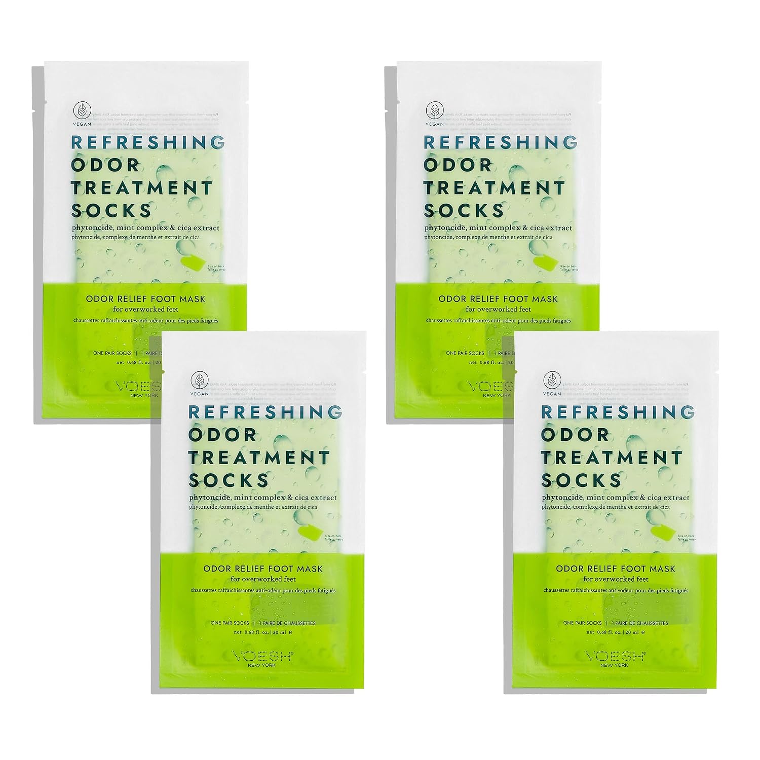 VOESH Treatment Socks for Odor Relief Foot Care