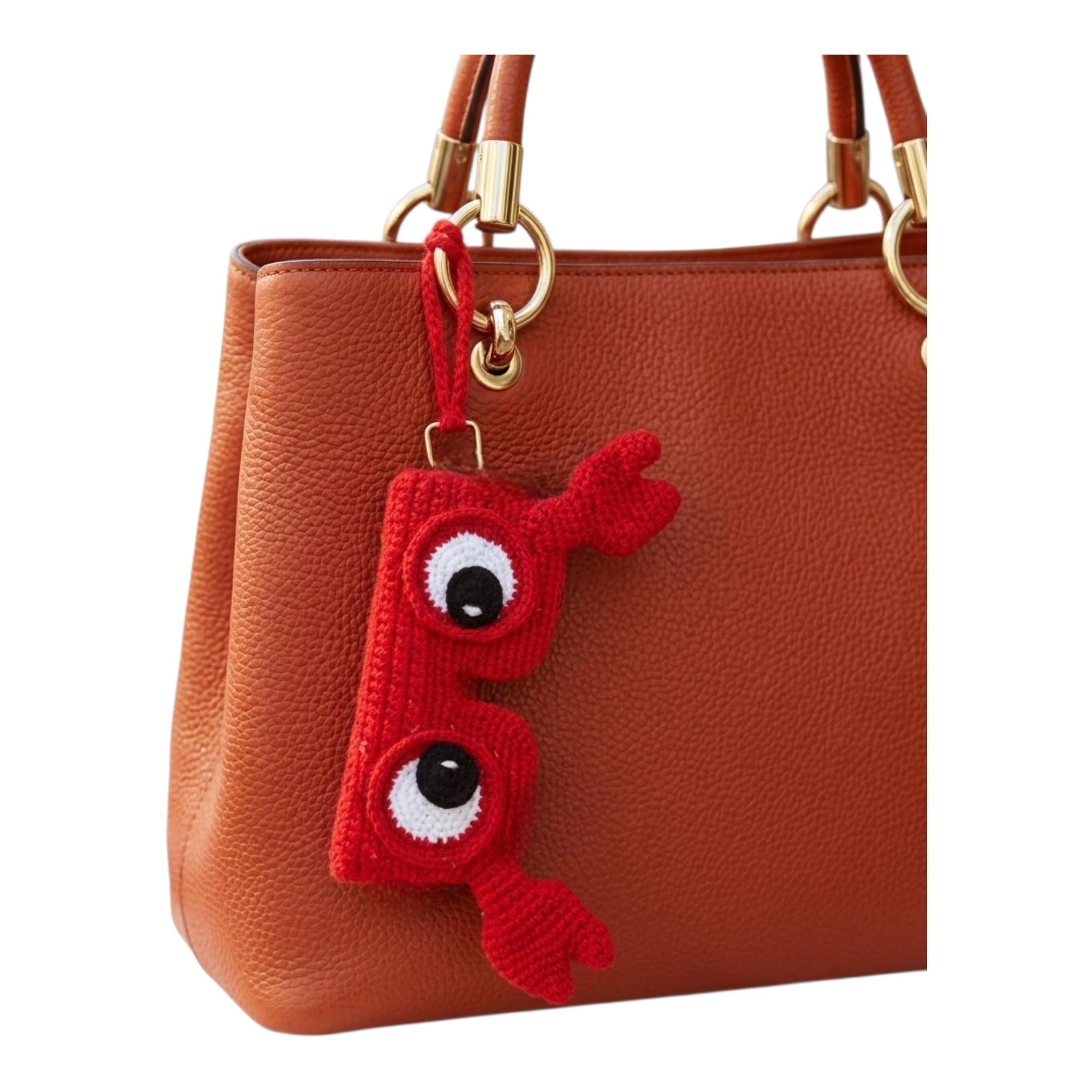 Handmade Crochet Crab Shaped Sunglasses Cover Red. Please check sunglass compatibility before purchase.-image-22